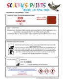 Genuine Triumph Paint, FLAMENCO RED Touch-up paint Code 133, Automotive Paint, Factory-Matched Colour, Quick Fix, Long-Lasting, Precision Application, Protect Against Rust, Expertly Formulated