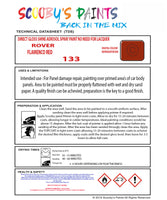 FLAMENCO RED Aerosol Spray Paint Code 133 Classic Austin Model Maxi Automotive Restorative Paint Vehicle Touch-Up Austin 133 Paint Car Restoration DIY Auto Painting Classic Car Refinishing High-Quality Spray Paint Automotive Finish Vehicle Restoration Supplies Custom Car Paint Auto Body Paint Aerosol Can Automotive Refinishing Paint for Classic Cars