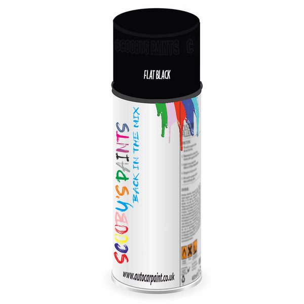 Mixed Paint For Mg Metro Flat Black Aerosol Spray A2