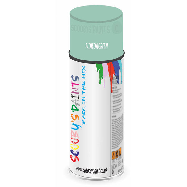 Mixed Paint For Triumph Toledo Florida Green Aerosol Spray A2