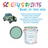 Morris Minor GN1 Vintage Classic Car Paint for restoration Green Original Cellulose Paint used, Perfect Mix for FLORIDA GREEN