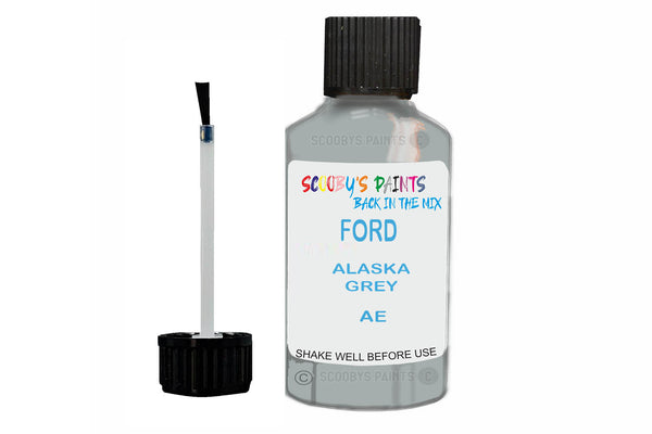 Mixed Paint For Ford Transit Mark Iv, Alaska Grey, Touch Up, Ae