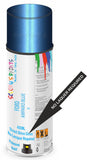 Ford amparo blue Direct Gloss No Lacquer Required Spray Paint