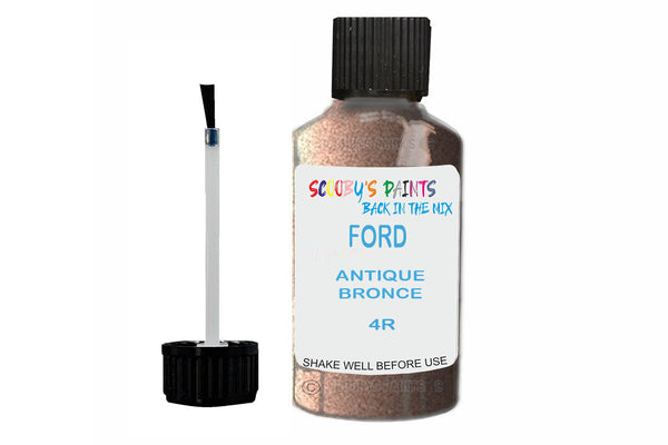 Mixed Paint For Ford Escort Mark Ii, Antique Bronce, Touch Up, 4R