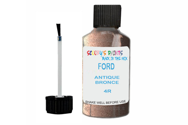 Mixed Paint For Ford Escort Mark Iv, Antique Bronce, Touch Up, 4R