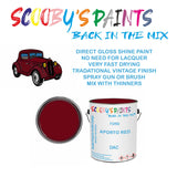 Ford Scorpio APORTO RED Tin Can Automotive Paint - Suitable for Spraying or Brushing - Premium Finish for Your Vehicle