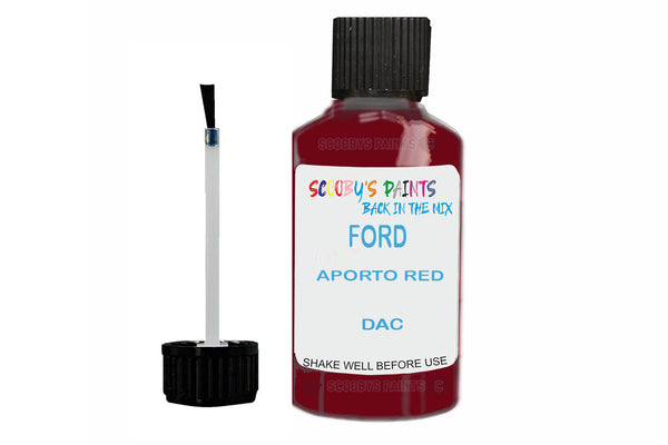 Mixed Paint For Ford Orion, Aporto Red, Touch Up, Dac