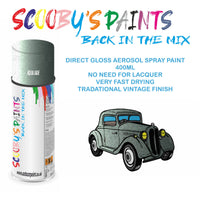 High-Quality AQUA JADE Aerosol Spray Paint 4X For Classic FORD Sierra Paint fot restoration, high quaqlity aerosol sprays.