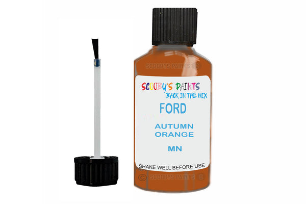 Mixed Paint For Ford Transit Mark Iv, Autumn Orange, Touch Up, Mn