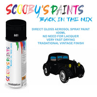 High-Quality BLACK 1 Aerosol Spray Paint 632D For Classic FORD Escort Van Paint fot restoration, high quaqlity aerosol sprays.
