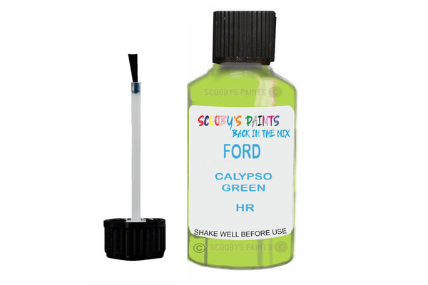 Mixed Paint For Ford Transit Mark Iv, Calypso Green, Touch Up, Hr