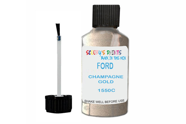 Mixed Paint For Ford Taunus, Champagne Gold, Touch Up, 1550C