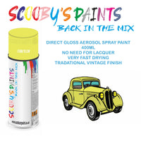 High-Quality CITRINE YELLOW Aerosol Spray Paint 3L For Classic FORD KA Paint fot restoration, high quaqlity aerosol sprays.