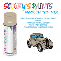 High-Quality CORAL BEIGE Aerosol Spray Paint 1U For Classic FORD Sierra Paint fot restoration, high quaqlity aerosol sprays.