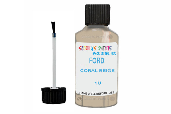 Mixed Paint For Ford Sierra, Coral Beige, Touch Up, 1U