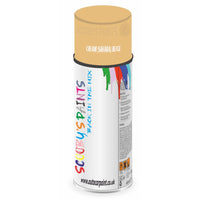 Mixed Paint For Ford Transit Mark Iv Cream (Sahara) Beige Aerosol Spray 894