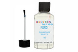 Mixed Paint For Ford Escort Cabrio, Diamond White, Touch Up, W