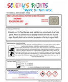 High-Quality Ford DOVE (PALOMA) GREY  Code: C Aerosol Spray Paint For Classic Escort Mark IV - Restore your vintage ford with aerosol spray paint