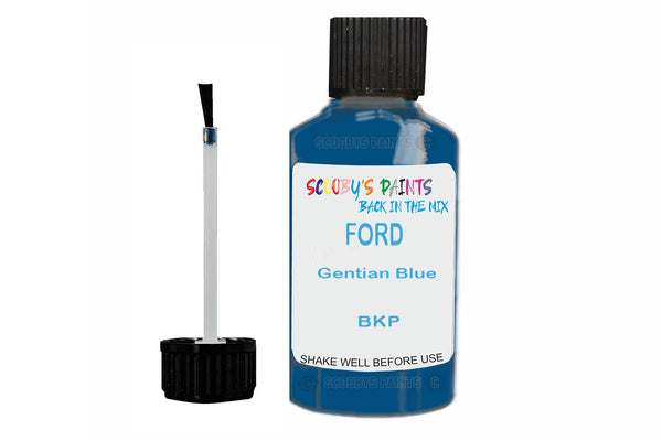Mixed Paint For Ford Courier, Gentian Blue, Touch Up, Bkp