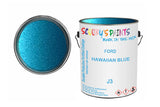 Mixed Paint For Ford Taunus, Hawaiian Blue, Code: J3, Blue