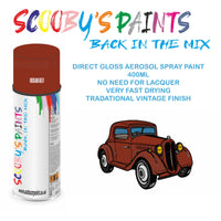 High-Quality INDIAN RED Aerosol Spray Paint D For Classic FORD Transit Mark IV Paint fot restoration, high quaqlity aerosol sprays.