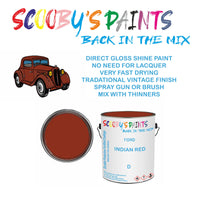 Ford Transit Van INDIAN RED Tin Can Automotive Paint - Suitable for Spraying or Brushing - Premium Finish for Your Vehicle