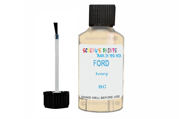 Mixed Paint For Ford Mondeo, Ivory, Touch Up, Bc