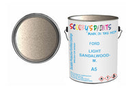 Mixed Paint For Ford Probe, Light Sandalwood-M., Code: A5, Grey