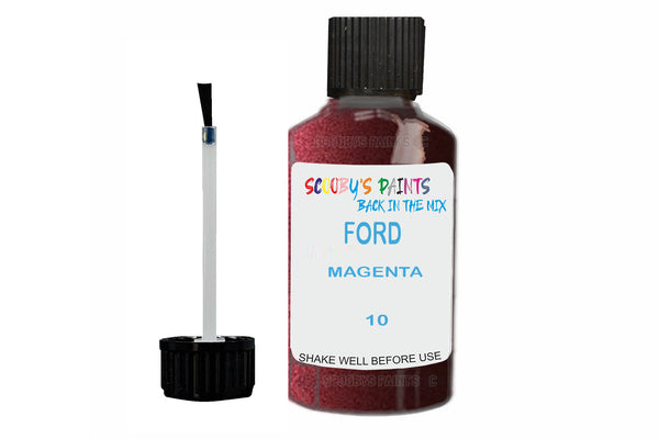 Mixed Paint For Ford Orion, Magenta, Touch Up, 10