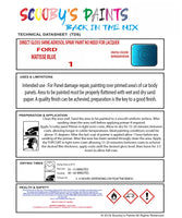 Ford Escort Cabrio Code: 1 Ford Automotive Paint Tinned Automotive Paint Sprayable Auto Paint Brushable Car Paint Versatile Ford Paint