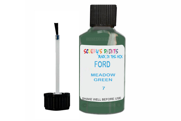 Mixed Paint For Ford Transit Mark Iv, Meadow Green, Touch Up, 7
