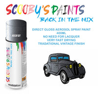 High-Quality MERCURY GREY Aerosol Spray Paint 3YP For Classic FORD Fiesta Paint fot restoration, high quaqlity aerosol sprays.