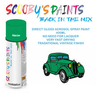 High-Quality Modena Green Aerosol Spray Paint M/FS For Classic FORD Escort Paint fot restoration, high quaqlity aerosol sprays.