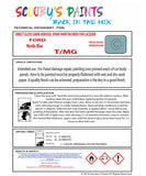 High-Quality Ford Nordic Blue  Code: T/MG Aerosol Spray Paint For Classic Escort - Restore your vintage ford with aerosol spray paint