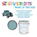 Ford Escort Nordic Blue Tin Can Automotive Paint - Suitable for Spraying or Brushing - Premium Finish for Your Vehicle