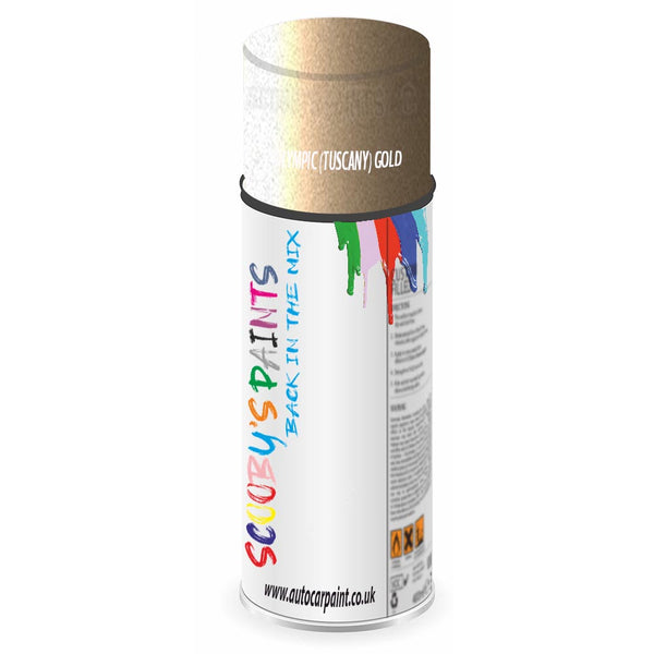 Mixed Paint For Ford Sierra Olympic (Tuscany) Gold Aerosol Spray 4W