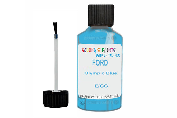 Mixed Paint For Ford Escort Iii, Olympic Blue, Touch Up, E/Gg