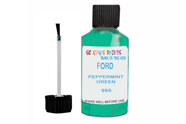 Mixed Paint For Ford Transit Mark Iv, Peppermint Green, Touch Up, 995