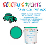Ford Transit Mark III PEPPERMINT GREEN Tin Can Automotive Paint - Suitable for Spraying or Brushing - Premium Finish for Your Vehicle