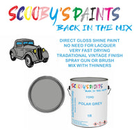 Ford Transit Van POLAR GREY Tin Can Automotive Paint - Suitable for Spraying or Brushing - Premium Finish for Your Vehicle