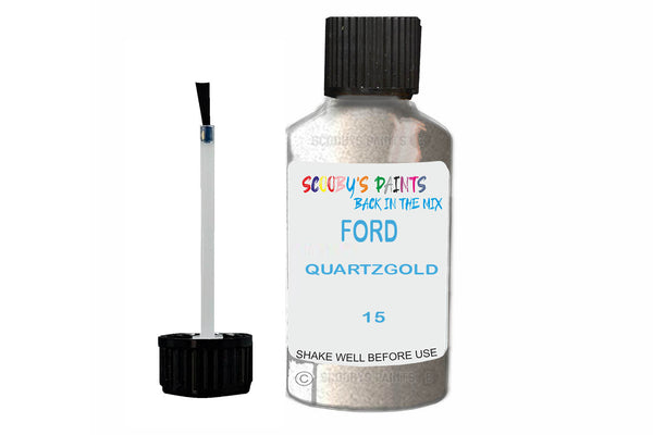 Mixed Paint For Ford Granada, Quartzgold, Touch Up, 15