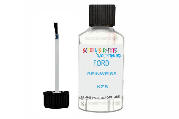 Mixed Paint For Ford Galaxy, Reinweiss, Touch Up, Kzs