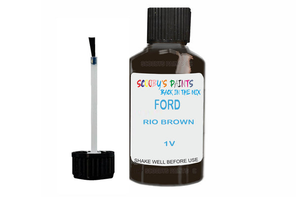 Mixed Paint For Ford Taunus, Rio Brown, Touch Up, 1V