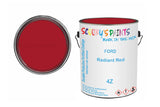 Mixed Paint For Ford Escort Cabrio, Radiant Red, Code: 4Z, Red