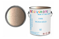 Mixed Paint For Ford Sierra, Silica Gold, Code: 3Z, Yellow