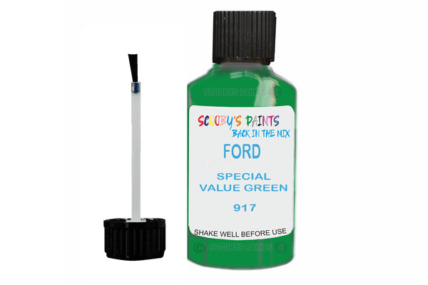 Mixed Paint For Ford Granada, Special Value Green, Touch Up, 917