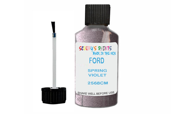 Mixed Paint For Ford Escort Mark Ii, Spring Violet, Touch Up, 2568Cm
