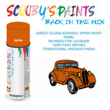 High-Quality Signal Orange Aerosol Spray Paint L/HN For Classic FORD Escort III Paint fot restoration, high quaqlity aerosol sprays.