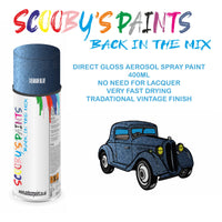 High-Quality TASMAN BLUE Aerosol Spray Paint 4U For Classic FORD Escort Cabrio Paint fot restoration, high quaqlity aerosol sprays.