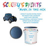 Ford Orion TASMAN BLUE Tin Can Automotive Paint - Suitable for Spraying or Brushing - Premium Finish for Your Vehicle